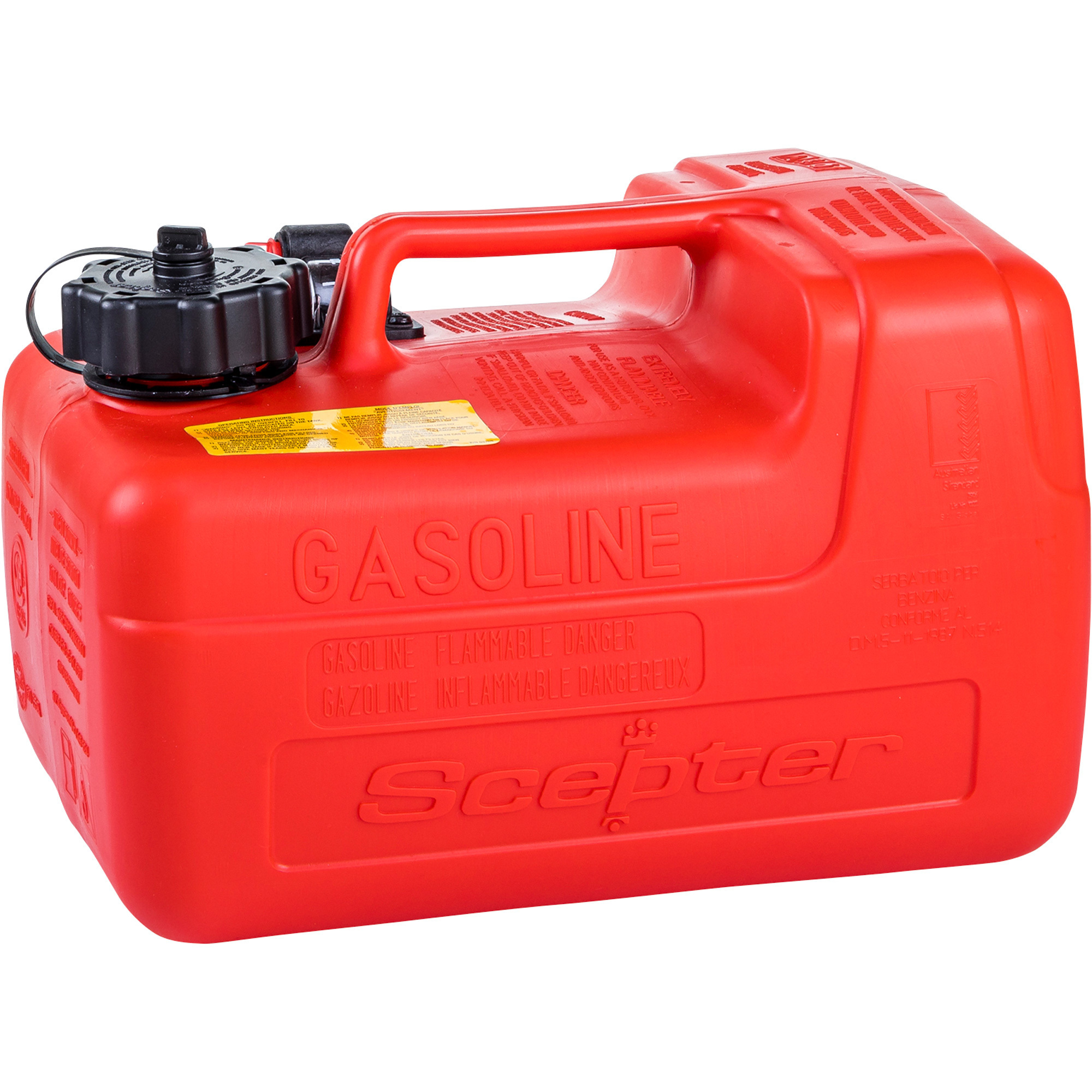 Scepter Marine OEM Choice Portable Fuel Tank, 3.2-Gallon, EPA-Compliant, Model# 08576